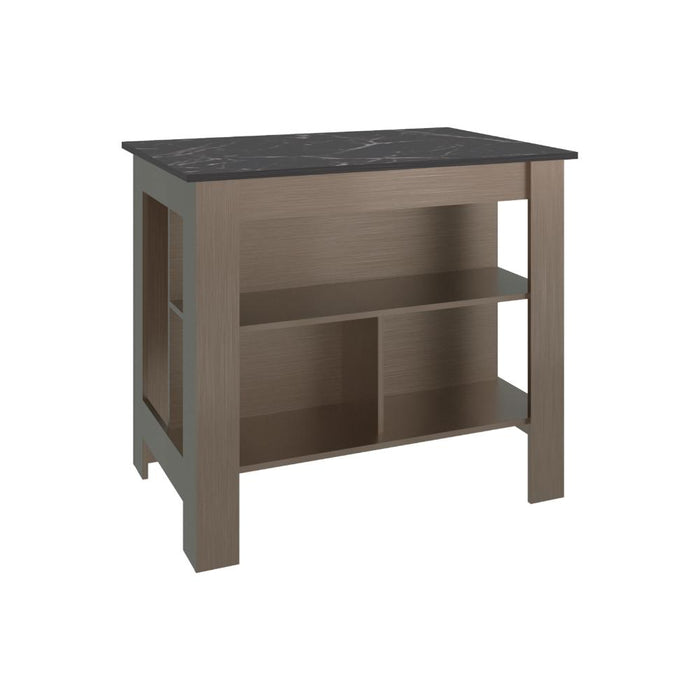 Barra de Cocina Cala, Ambar y Mamba, Con amplia superficie en la mesa