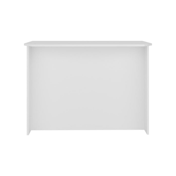 Barra de Cocina Diamante, Kronos Blanco con Entrepaños ZF