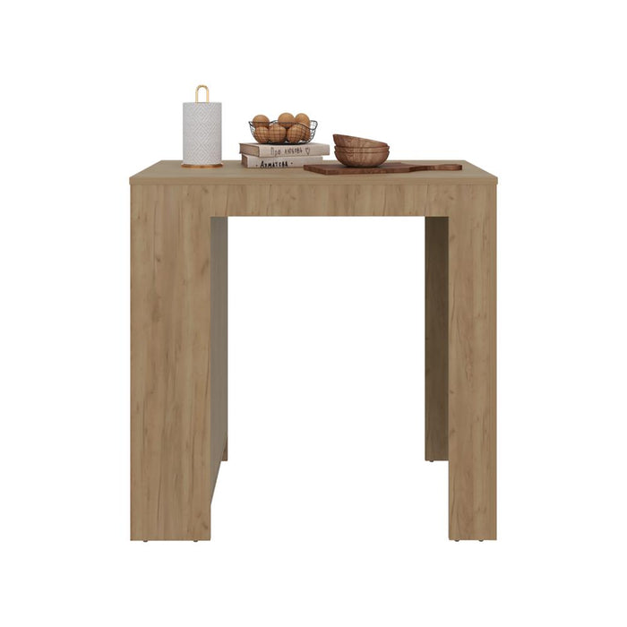 Barra de Cocina Portre, Kronos Fresno, con Amplia Superficie En La Mesa ZF