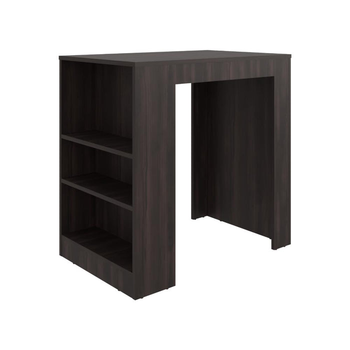 Barra de Cocina Portre, Kronos Nogal, con Amplia Superficie En La Mesa ZF