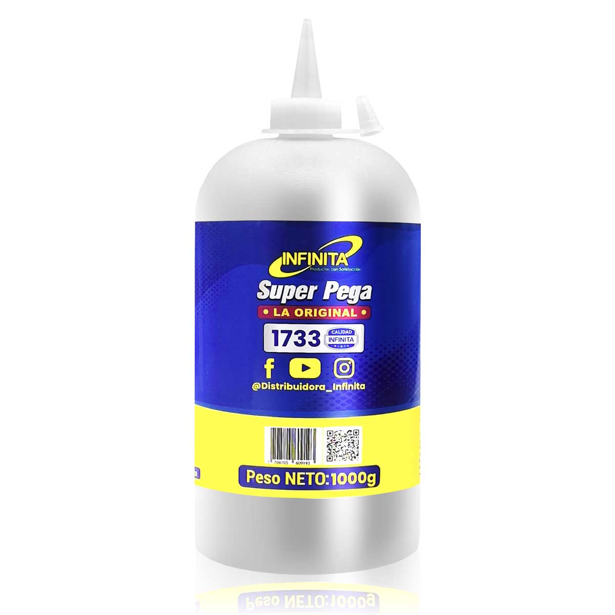 Pegante Instantaneo super pega Infinita tradicional 1000g