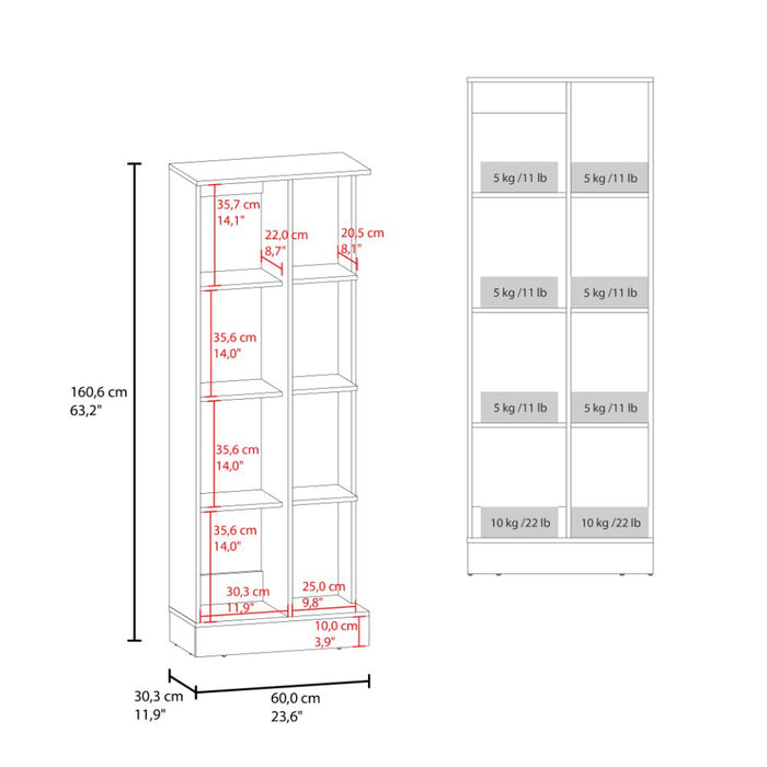 Alacena Multiusos Atol, Kronos Blanco, Con puerta abatible y amplio espacio de almacenamiento ZF