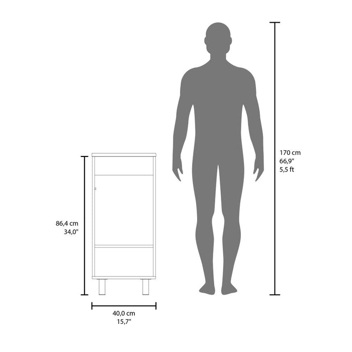Mueble Para Lavamanos Betel, Blanco Kronos, Incluye Lavamanos Plastiglas Floresta 40