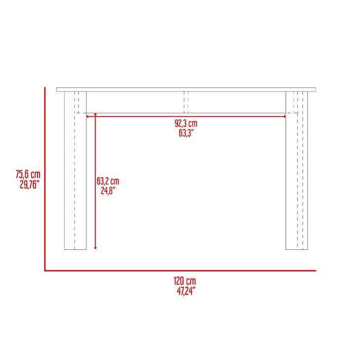 Mesa Para Comedor Estrella, Grafito, para cuatro Puestos, No Incluye Sillas