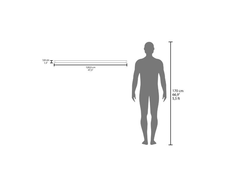 Repisa Flotante Shelf 120, Castaño X2 Unidades ZF