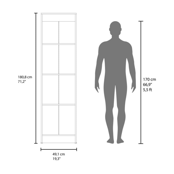 Closet Auxiliar Praga, Blanco Duqueza, incluye espejo y es de facil instalación
