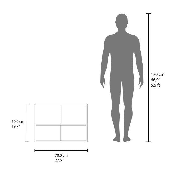 Gabinete Superior Multiusos, Kronos Blanco, Con dos puerta batientes ZF