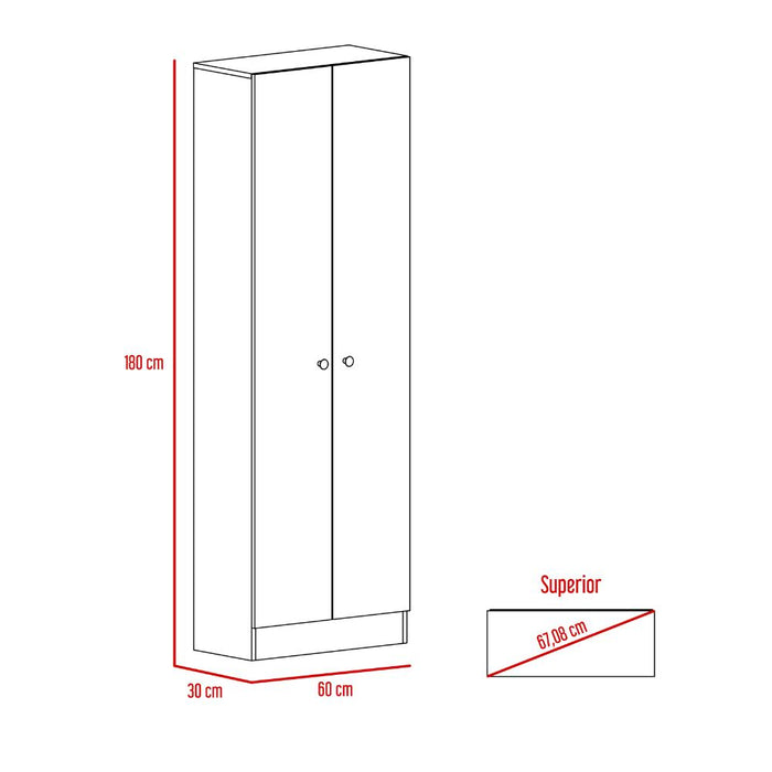 Alacena Multiusos Adelle, Blanco, con Variedad de Entrepaños