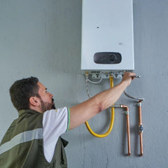 Instalación de calentador de agua de acumulación Haceb