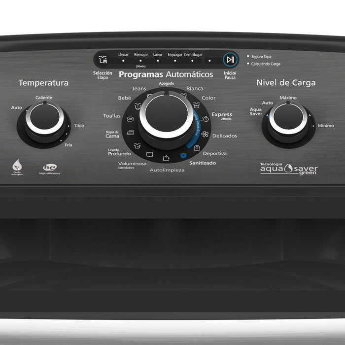 Lavadora Automática Infusor 20 Kg Diamond Gray