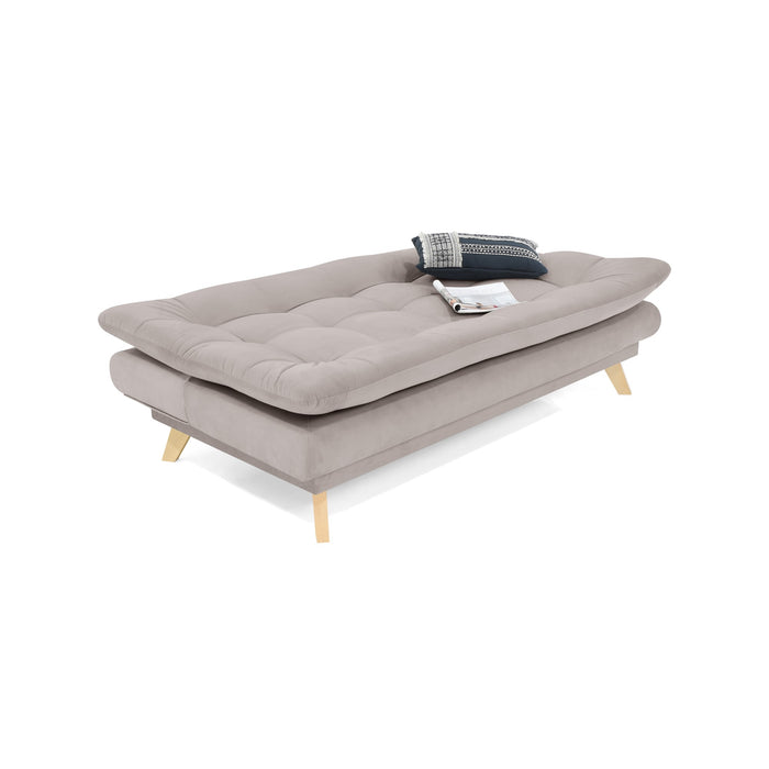 Sofa Cama Munich Reclinable 3 Posiciones 180x90x85 Taupe