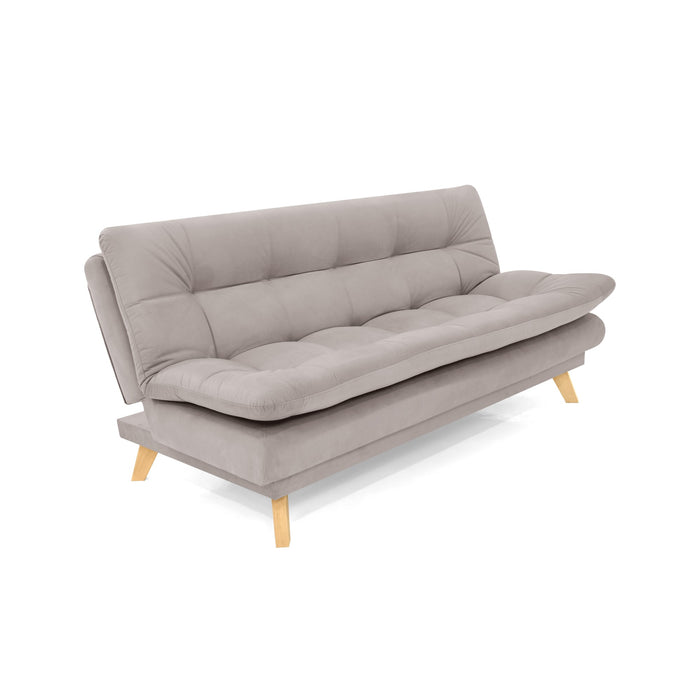 Sofa Cama Munich Reclinable 3 Posiciones 180x90x85 Taupe
