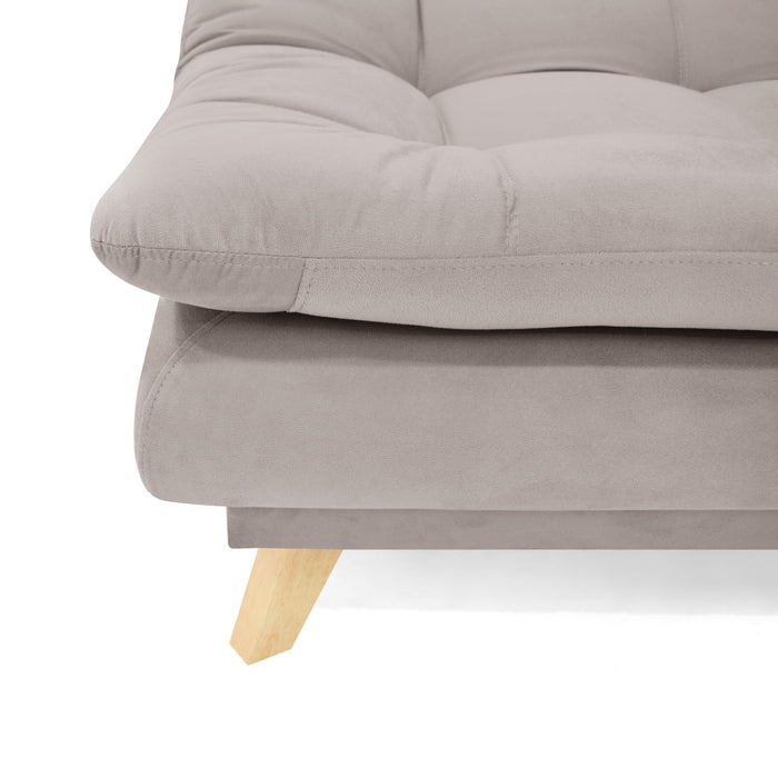 Sofa Cama Munich Reclinable 3 Posiciones 180x90x85 Taupe