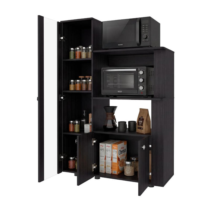 Alacena Multiusos Aldan, Kronos Wengue, con 3 Entrepaños y 3 Puertas ZF