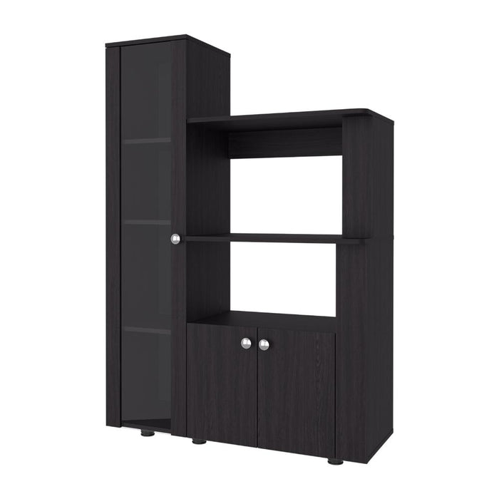 Alacena Multiusos Aldan, Kronos Wengue, con 3 Entrepaños y 3 Puertas ZF