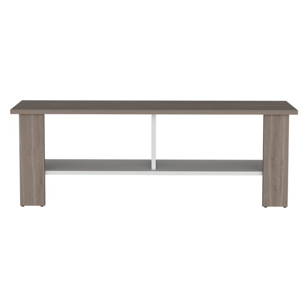 Mesa Para Tv Navi, Positano y Blanco Duqueza, Para Televisor Hasta 55 Pulgadas