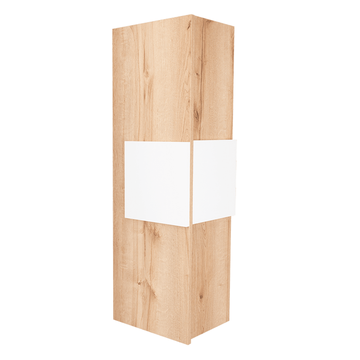 Gabinete de Baño Picasso, Blanco y Café Claro, con Espacio Para Guardar Objetos de Aseo  ZF