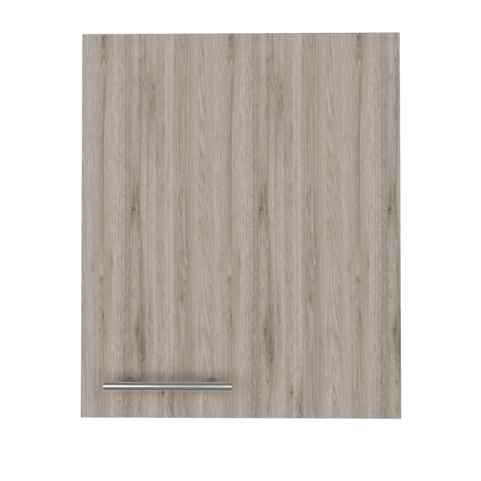 Mueble Aéreo Delhi, Humo y Blanco, con Una Puerta Batientes