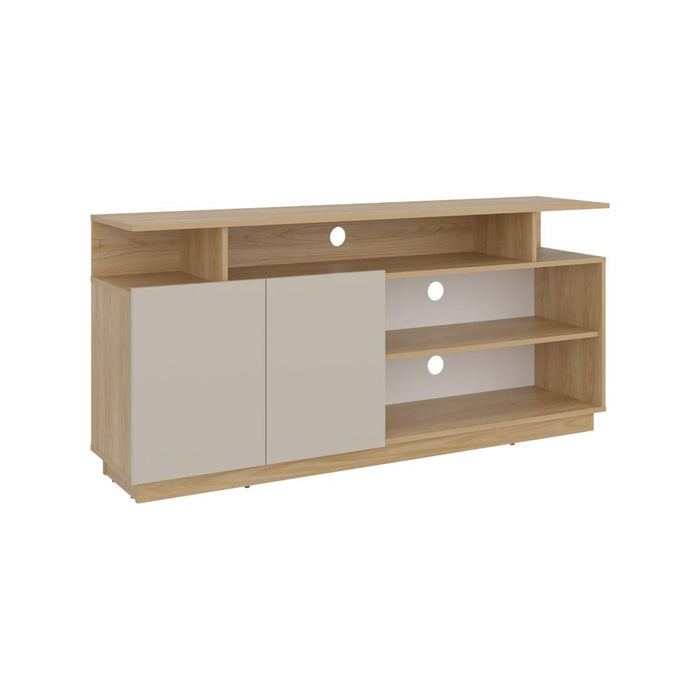 Mesa Para Tv Hope , Fresno Europeo y Capri, con espacio para TV de 65"