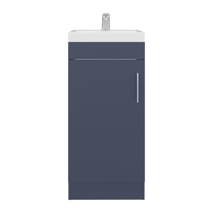 Mueble para Lavamanos Oporto, Kronos Azul, con Una Puerta Abatible