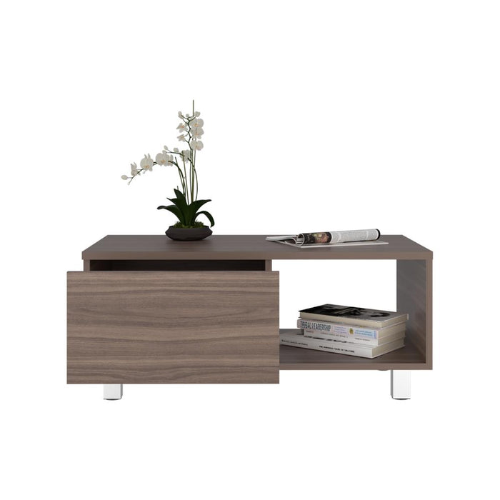 Mesa de Centro Toren, Avellana, con Un Entrepaño ZF