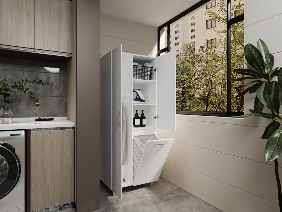 Mueble de Aseo Iris, Blanco Duqueza, con espacio para ubicar objetos de aseo ZF