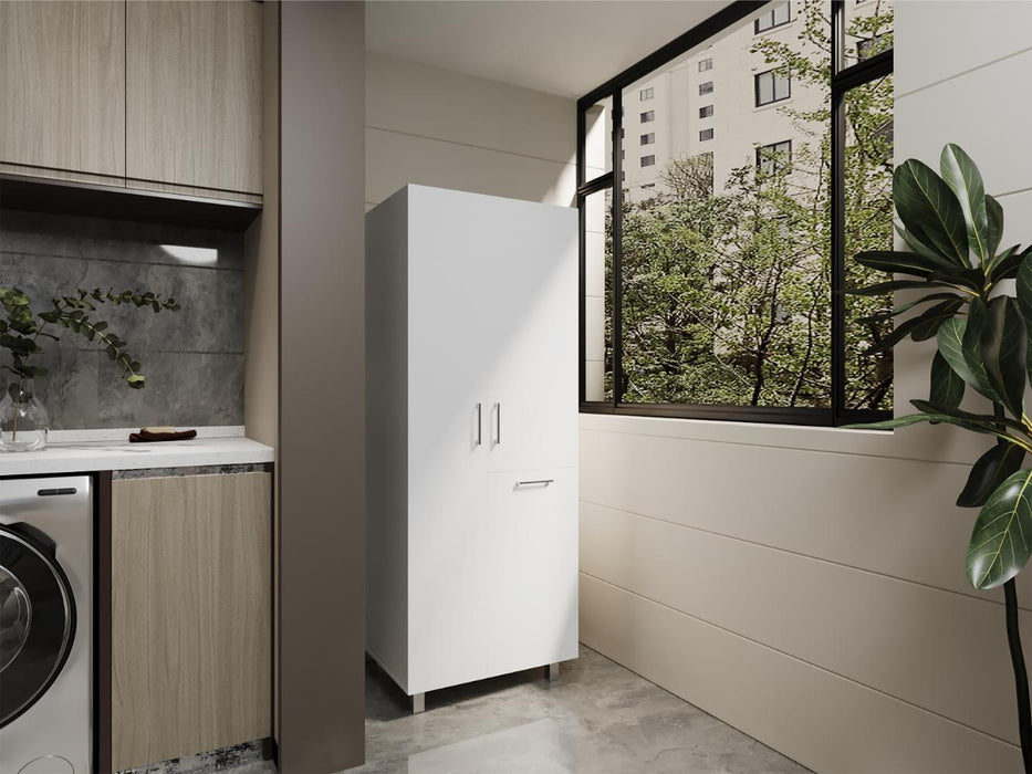 Mueble de Aseo Iris, Blanco Duqueza, con espacio para ubicar objetos de aseo ZF