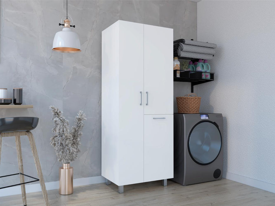 Mueble de Aseo Iris, Blanco Duqueza, con espacio para ubicar objetos de aseo ZF