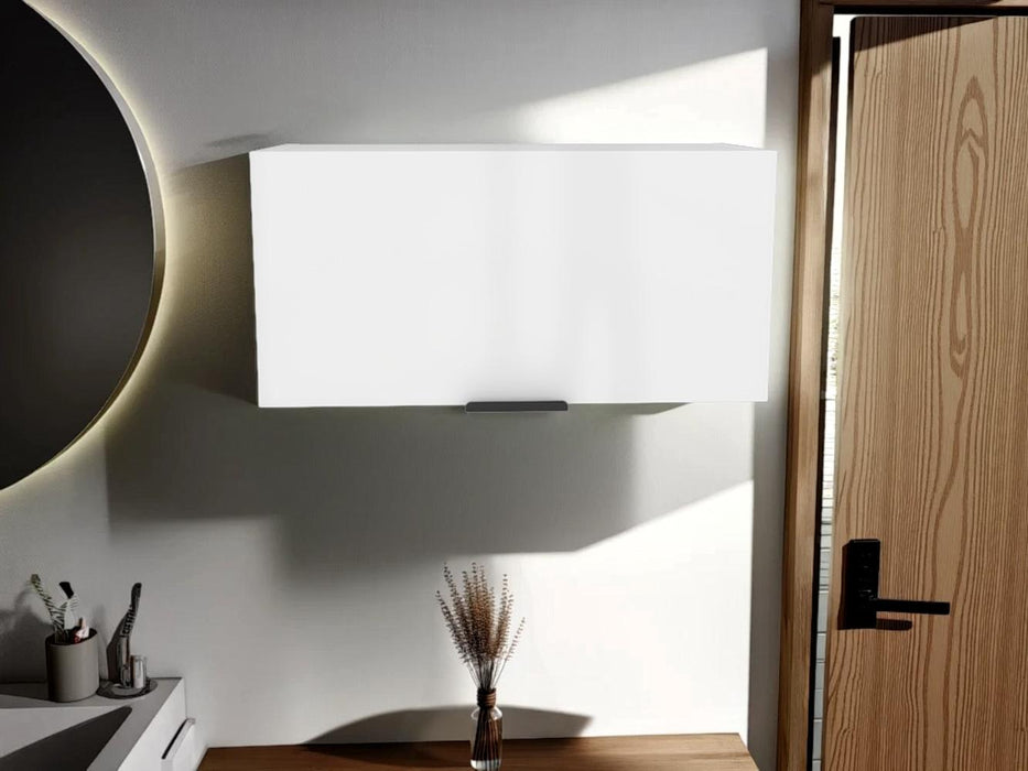 Gabinete de Baño Elsah, Kronos Blanco, con Espacio para Colocar Objetos ZF