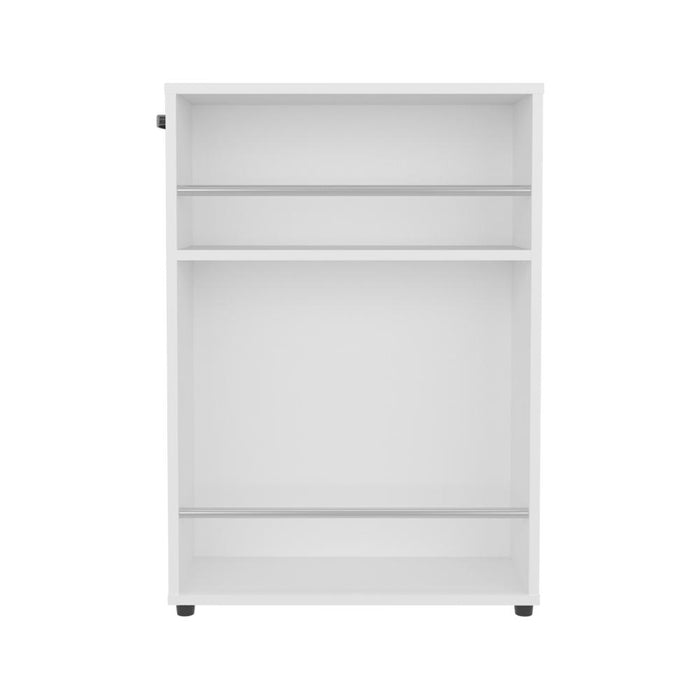 Gabinete de Baño Wiley, Kronos Blanco, con un entrepaño y espacio para ubicar objetos decorativos ZF