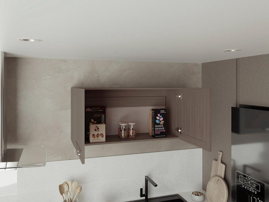 Gabinete Superior Toronto, Bardolino, con espacio de almacenamiento y manijas metálicas ZF