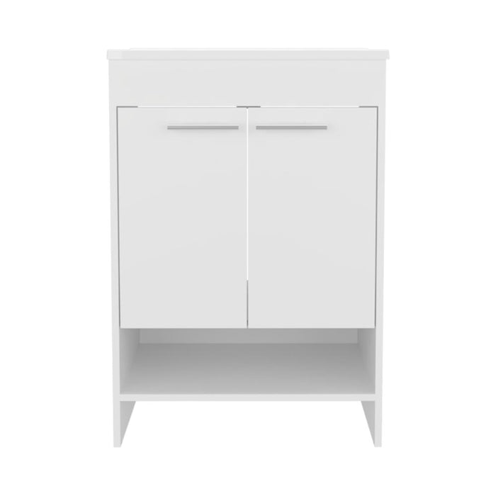 Mueble Para Lavamanos Lorenzo, Blanco Duqueza, Incluye Lavamanos Praia 60 ZF