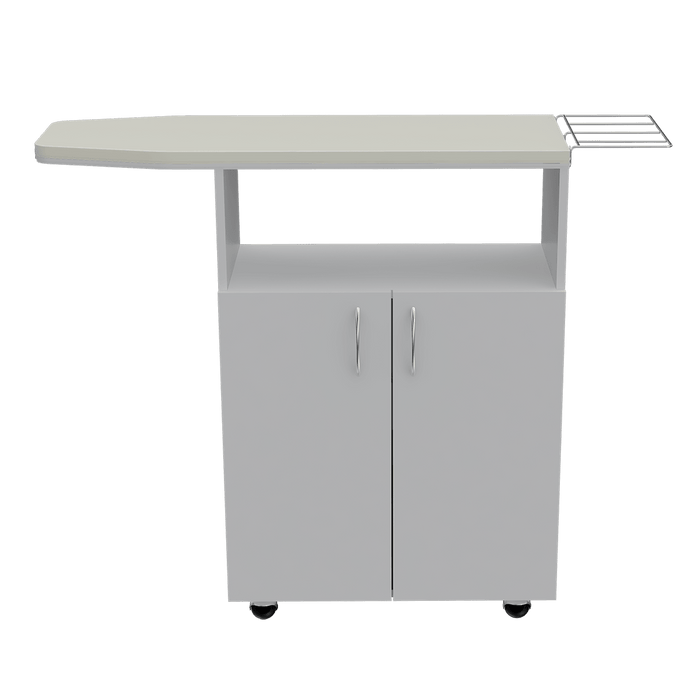 Mesa Para Planchar Tambo, Blanco, con Amplia Superficie y Forro Acolchado Ajustable