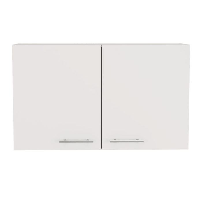 Mueble Aéreo Delhi, Blanco, con Dos Puertas Batientes