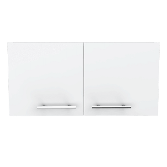 Mueble Sobre Campana Delfi, Blanco, con Dos Puertas Batientes