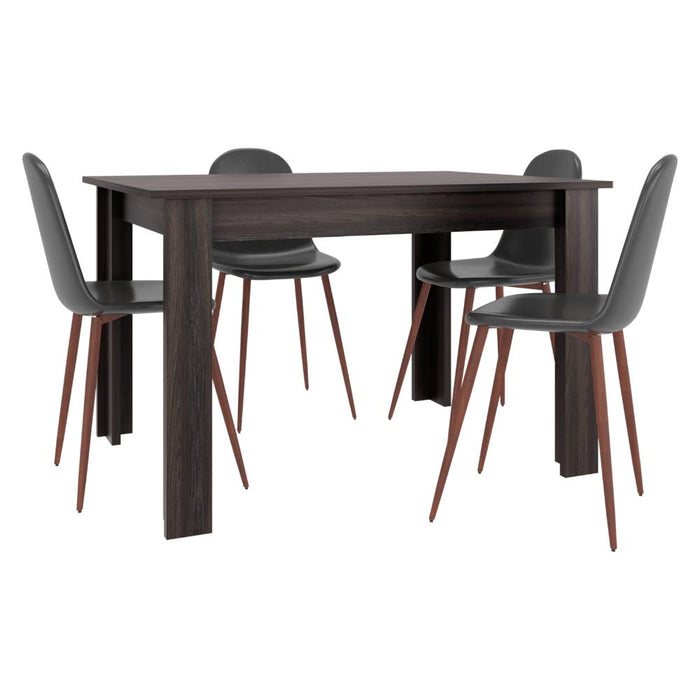 Mesa Para Comedor Estrella, Grafito, para cuatro Puestos, No Incluye Sillas