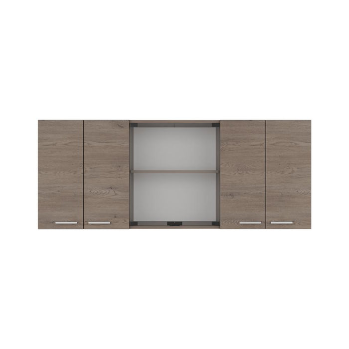 Gabinete Superior Vega, Kronos Cannolo, con Cuatro Puertas Batientes y Dos Puertas en Vidrio ZF