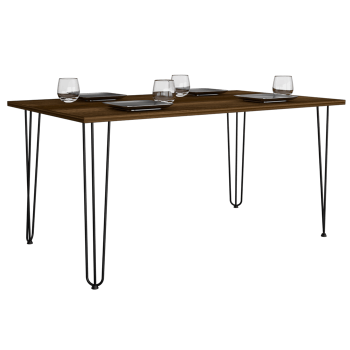 Mesa Para Comedor Lara, Cobre, con Amplia Superficie, No Incluye Sillas