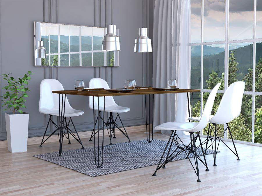 Mesa Para Comedor Lara, Cobre, con Amplia Superficie, No Incluye Sillas