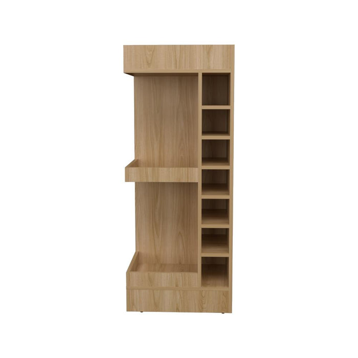 Bar Bajo Esquinero Lym, Fresno Europeo, con espacio para ubicar botellas