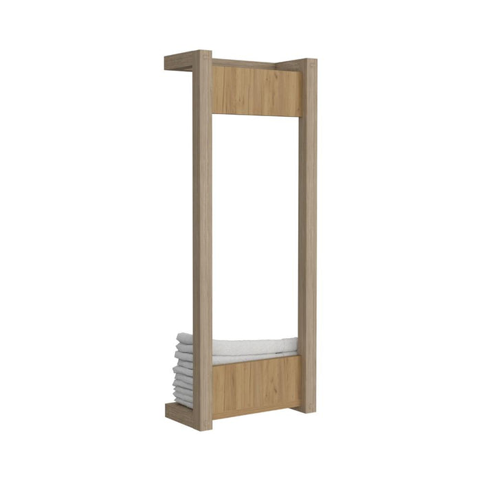 Toallero de Pared Arlington, Kronos Fresno Europeo, con gran capacidad para almacenar toallas ZF