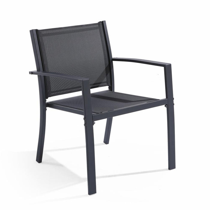 Sala de Exterior Sahara, Gris Oscuro, Dieño moderno incluye 2 sillas 1 Mesa Centro