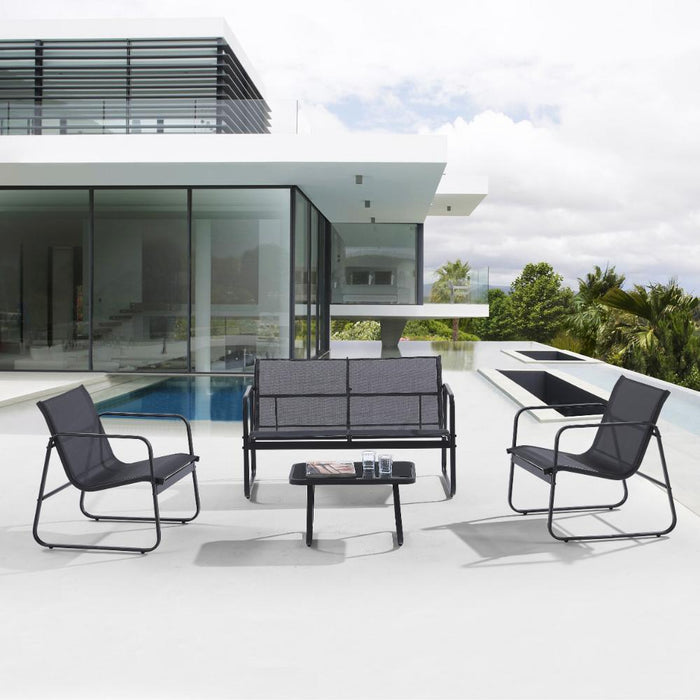 Sala de Exterior Tuluma, Gris Oscuro, Diseño moderno