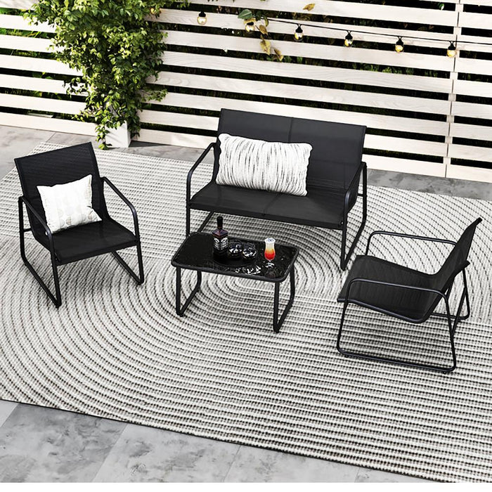 Sala de Exterior Tuluma, Gris Oscuro, Dieño moderno