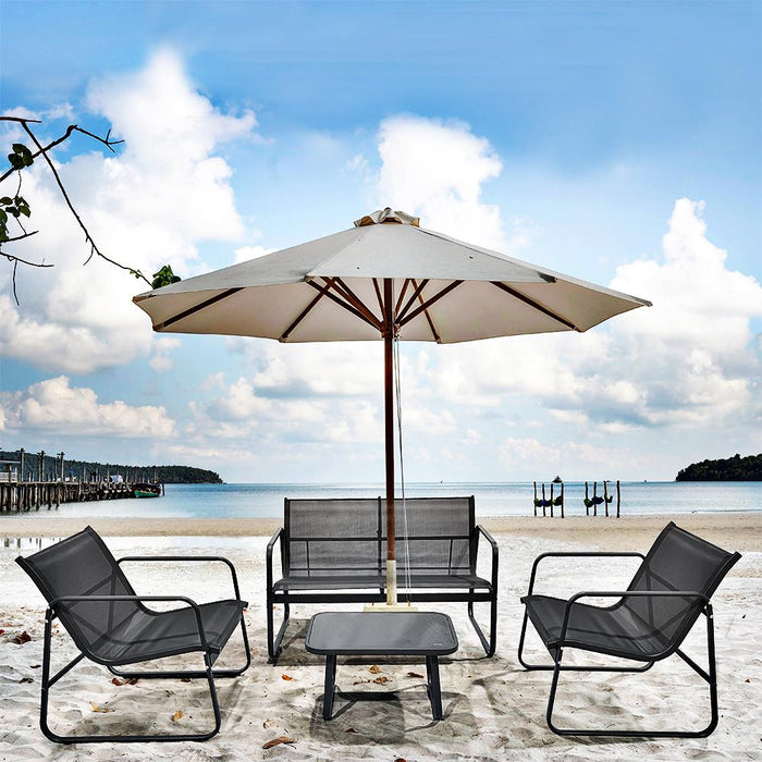 Sala de Exterior Tuluma, Gris Oscuro, Diseño moderno