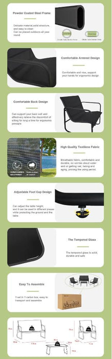 Sala de Exterior Tuluma, Gris Oscuro, Diseño moderno