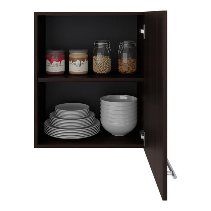 Gabinete Superior Delhi, Kronos Nogal, Con una puerta y entrepaño ZF