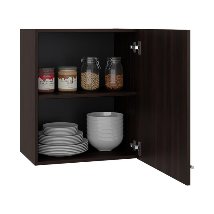 Gabinete Superior Delhi, Kronos Nogal, Con una puerta y entrepaño ZF