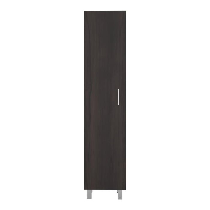 Mueble de Aseo Vinto, Nogal , Con colgador ee escobas ZF