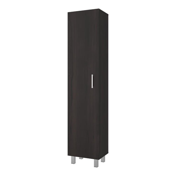 Mueble de Aseo Vinto, Nogal , Con colgador ee escobas ZF